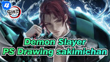 Demon Slayer Photoshop Drawing, Full Of Deatils! | sakimichan_4