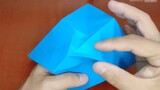 Three-dimensional small airplane origami tutorial, teach you to fold a different paper airplane, you