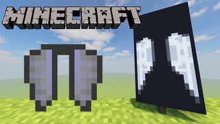 ELYTRA Minecraft banner tutorial! (Wings)