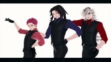 【鬼滅のMMD】 Masked bitcH 【 上弦・壱弐参／Kokushibo & Douma & Akaza 】demon slayer / Kimetsu no Yaiba