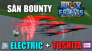 Săn Bounty Bằng Combo Sword Mạnh Nhất ELECTRIC + TUSHITA Trong Blox Fruits