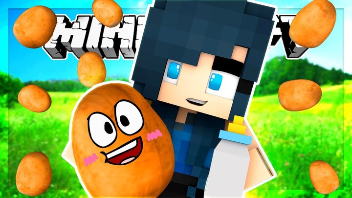 MY CUTE POTATO BABY EXPLODES!!! MINECRAFT HOT POTATO! (Minecraft Mini-Game)