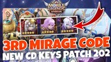 3rd MIRAGE CODE + NEW CD Keys PATCH 202 | Mobile Legends Adventure 2021