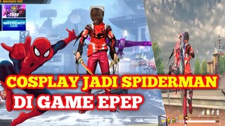 COSPLAY JADI SPIDERMAN DI FREE FIRE - TERBANG TERBANG GAJELAS😂 ||  GARENA FREE FIRE INDONESIA