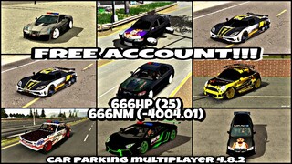 || CAR PARKING MULTIPLAYER 4.8.2 || FREE ACCOUNT GIVEAWAY || 15+ GLITCH CARS NEW DESIGN