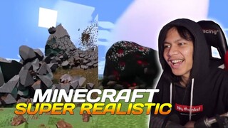 WTF !!! MINECRAFT REALISTIC INI MEMBUAT AKU TERSATISFYING DAN BINGUNG KARNA TERLALU REALISTIC 😱