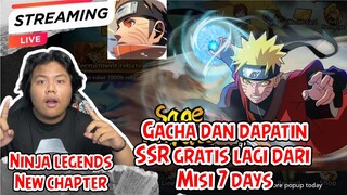 LIVE HARI INI KITA HARUS DAPATIN SSR TERBARU DAN TERKUAT CUY | ninja legends new chapter