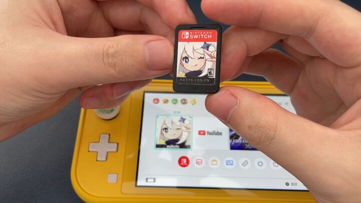 Koleksi edisi fisik kartrid Genshin Impact untuk Nintendo Switch + demo gameplay nyata