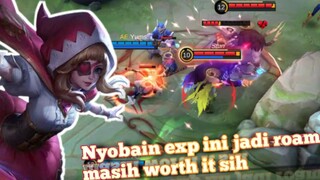 Full cover mm + mage!? pakek exp satu ini!? ternyata enak juga dipakek roam - Mobile Legends