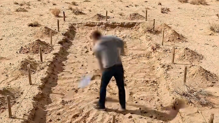 Making a Bunker in wildness jungle