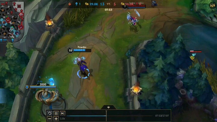 DEVICE BLACK SHARK 4 12/256 GAMEPLAY WILD RIFT RANK MODE