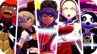 Pokémon Sword & Shield : All Character Gigantamax Moves & Quotes (HQ)