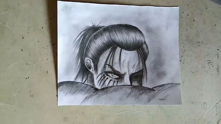 El Tatakaes ( Eren ) - Dibujo