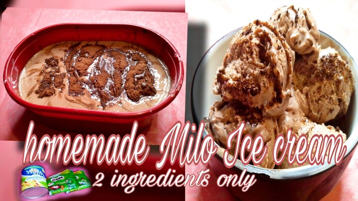 Homemade Miloicecream