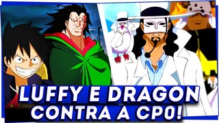 O REENCONTRO DE LUFFY E DRAGON E A BATALHA FINAL CONTRA ROB LUCCI E A CP0! ONE PIECE 1067