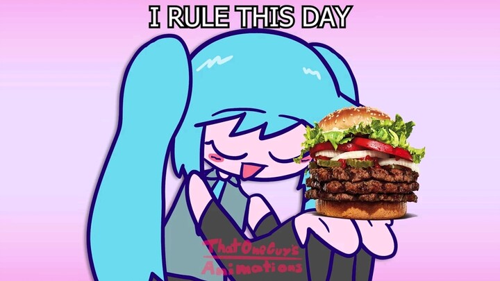 ⚡️MIKU在汉堡王🍔⚡️