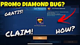 NEW BUG? GET 200 PROMO DIAMONDS | NEW EVENT 515 MLBB - NEW EVENT MLBB / PROMO DIAMOND BUG