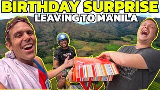 PHILIPPINES BIRTHDAY SURPRISE - Leaving For Manila With Buko Pie! (Nueva Vizcaya)