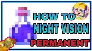 HOW TO CRAFT NIGHT VISION IN SKY BLOCK(BlockMan Go:Blocky Mods)