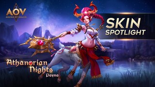 Payna Athanorian Night Skin Spotlight - Garena AOV (Arena of Valor)