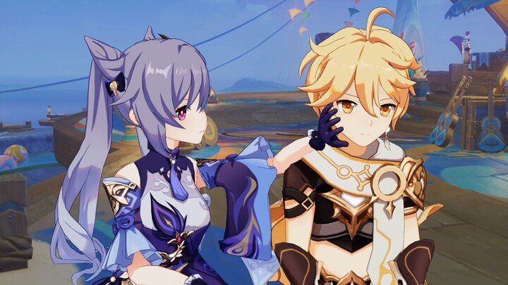 How the characters react when the traveler secretly kisses them...