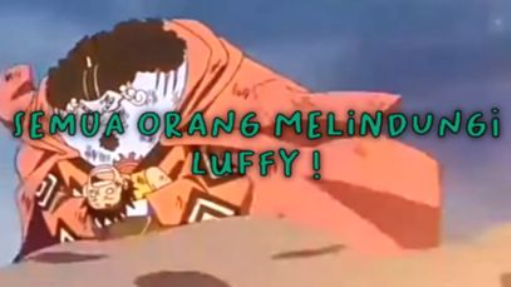 Momen Ketika Semua Orang Melindungi Luffy Dari Akainu