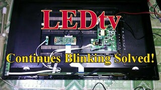 JMS 32" LED TV Continues Blinking Repair