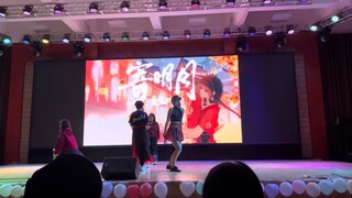 《寄明月》（哈工大威海翻跳）2022中秋依然将相思寄明月～记录一下学校晚会上的寄明月