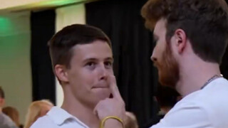 When two male partners danced the sexy West Coast Swing (WCS), their eyes were about to be drawn! Ho