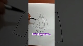 Minecraft, Tapi Apapun Yang Aku GAMBAR Muncul.. 🖌