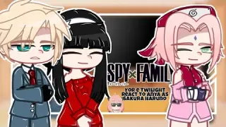 ★Spy x Family / Yor e Twilight react to Anya as Sakura Haruno//Gacha Club// [anime spoilers PT/BR]★