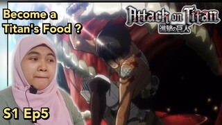 Attack On Titan Ep 5 REACTION