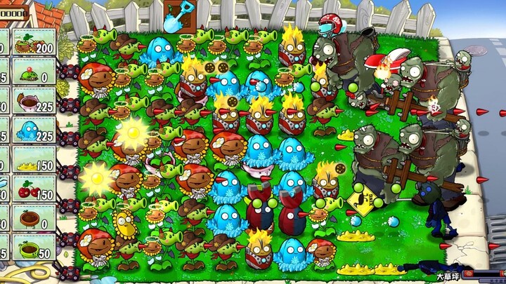 PVZ杂交版【大草坪】试玩
