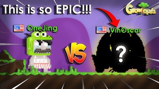 I Did Donation SET CHALLENGE Ft.Onejing ( EPIC!!! ) | GROWTOPIA!!!!