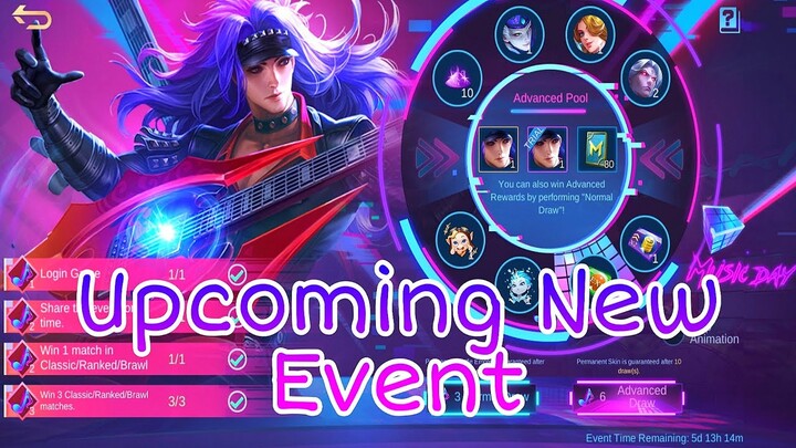 Mlbb party Chord Event • Mlbb Music Day Event • Mlbb Upcoming New Event •