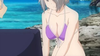 Pertama kali main outdoor di pantai🤤anime 18+