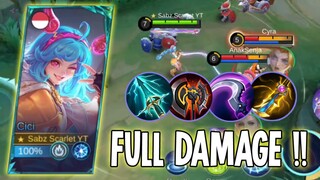 BUILD CICI EXP LANE FULL DAMAGE UNTUK PUSH RANK SEASON 38‼️