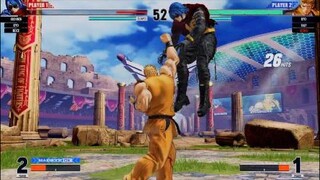 KOF15　チャンピオン　リョウサカザキ　斬烈コンボとブロッキングを使いこなす