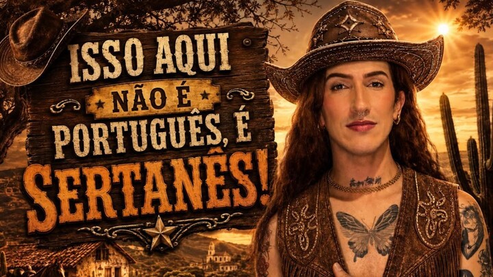 Isso aqui não é português, é SERTANÊS!