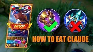 HOW TO EAT CLAUDE - MLBB BRUNO