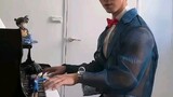 Detective Conan Conan playing the piano
