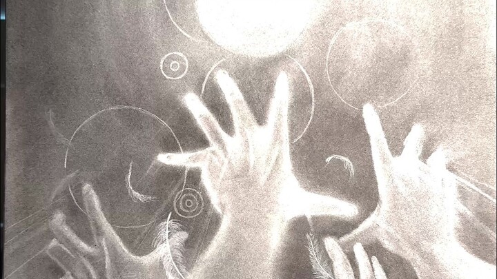 Unique techniques of The Artpostle, an amateur painting enthusiast—extremely dark and oppressive