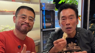 和浩南哥一起吃火锅，很开心