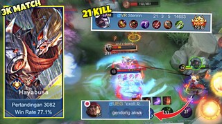 SOLO RANK ft ANNUAL STARLIGHT ! AUTO GENDONG 21 KILL! Stenly Hayabusa Gameplay