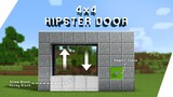 Cara Membuat 4x4 Hipster Door - Minecraft Tutorial Indonesia