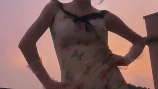 I love the sunset, the sky gradually darkens, not too hot or too scorching, just right #tiktokdance