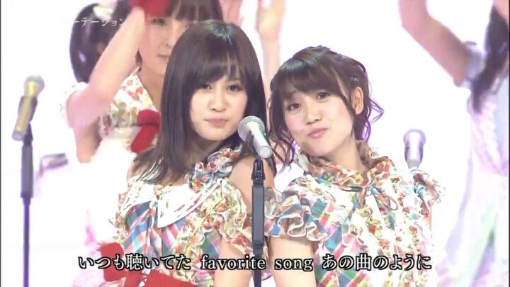 AKB48 - Beginner + Heavy Rotation + Ponytail to Shu Shu @NHK Kouhaku Uta Gassen (2010)