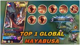 HOW DO TOP 1 GLOBAL HAYABUSA REALLY PLAY | AE RYLLES | MLBB