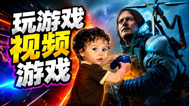 Magno plays Video Game. Magno 玩电子游戏