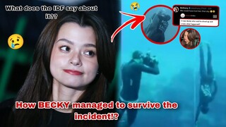 OMG! 😳 THE REASON WHY BECKY ALMOST GOT  DROWNED DURING HER FREE DIVING ACT FOR THE FILM | Freen?